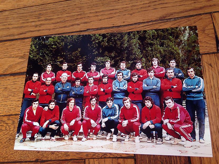 Арарат (Ереван) - 1975 года. Обладатель Кубка СССР. Карточка-фото.