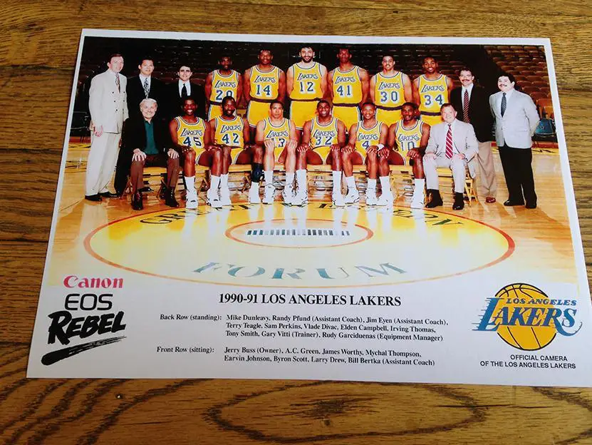 Чикаго Буллз и Лос Анжелес Лейкерс - 1991 года. Карточки-фото. 2