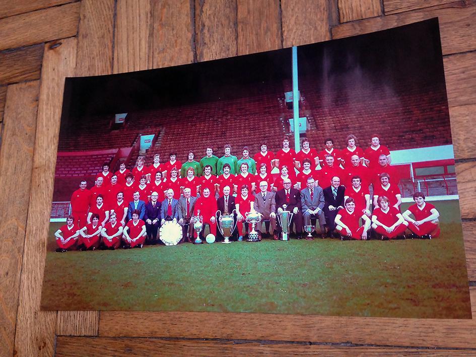 ФК Ливерпуль сезона 1977-78 г. Обладатель Кубка Чемпионов. Фотография-постер.