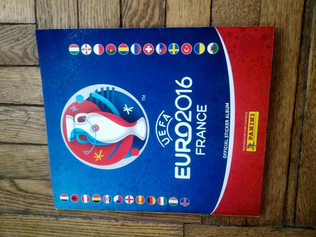 Panini EURO-2016 France. Полностью заполненный альбом.