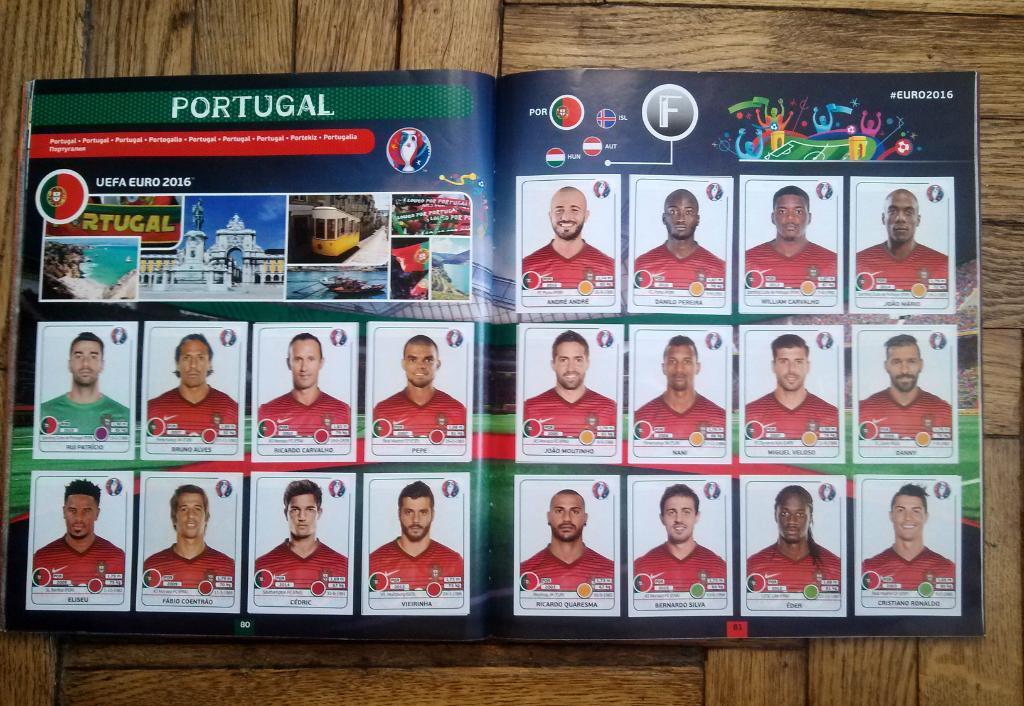 Panini EURO-2016 France. Полностью заполненный альбом. 6