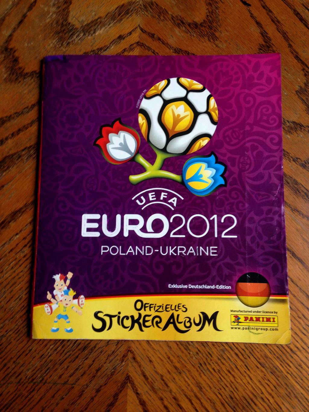 Panini EURO 2012. Полностью заполненный альбом.
