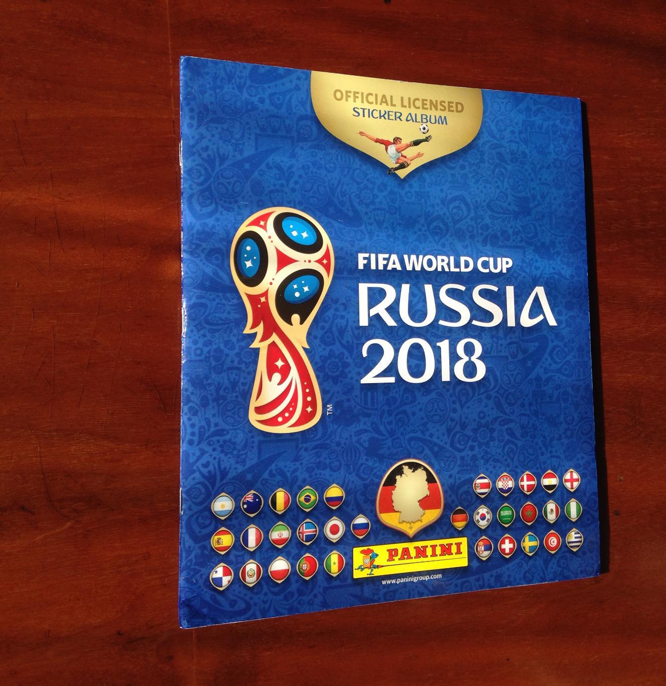 Panini FIFA World сup-2018 Russia. Полностью заполненный альбом.