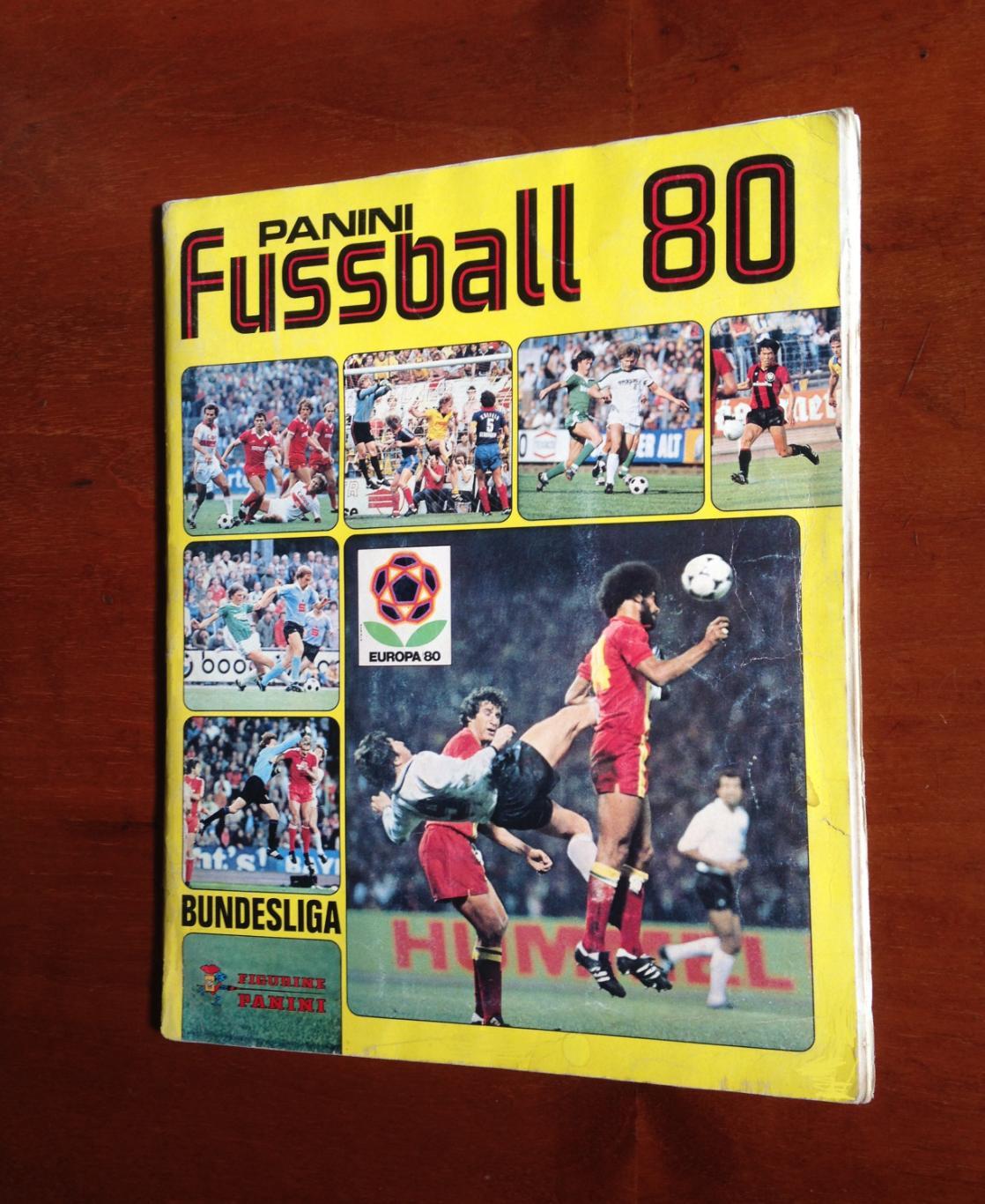 Panini Fussball - 80. Почти заполненный альбом.