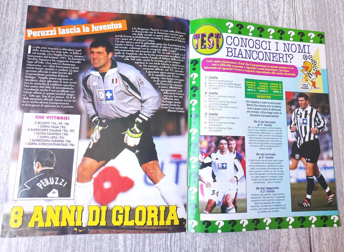 Squadra Mia Mese итальянский футбольный журнал 1999 года. 3