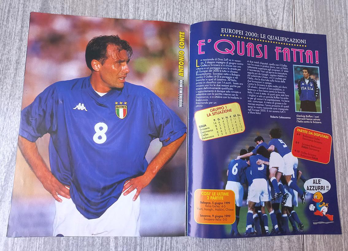 Squadra Mia Mese итальянский футбольный журнал 1999 года. 4