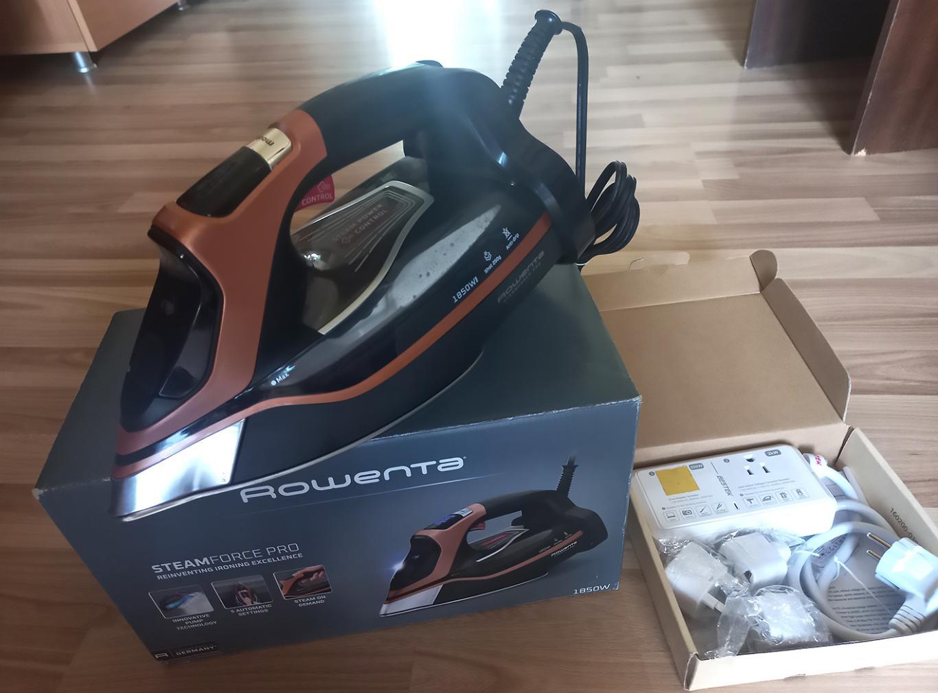 Rowenta SteamForce Pro паровой утюг. Оригинал. 5