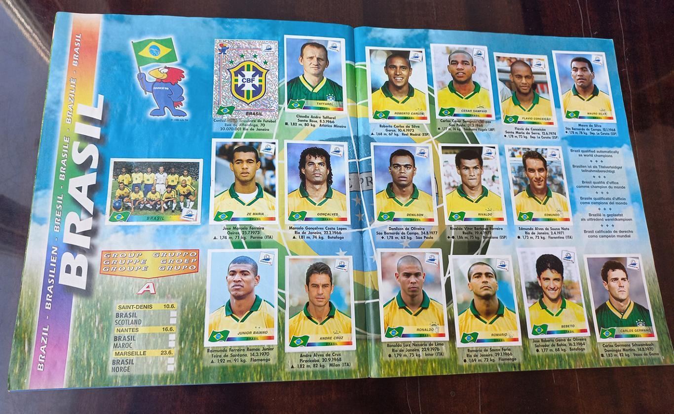 PANINI FRANCE 98 Практически полный альбом. 3