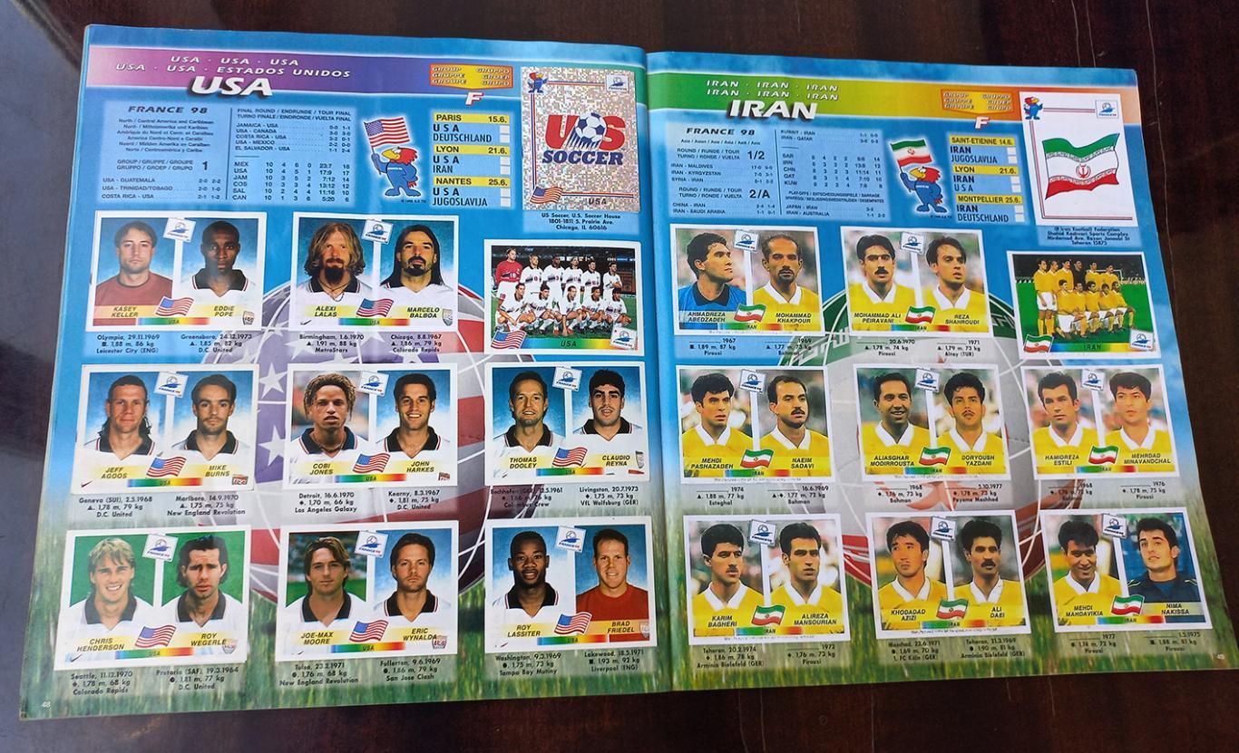 PANINI FRANCE 98 Практически полный альбом. 5