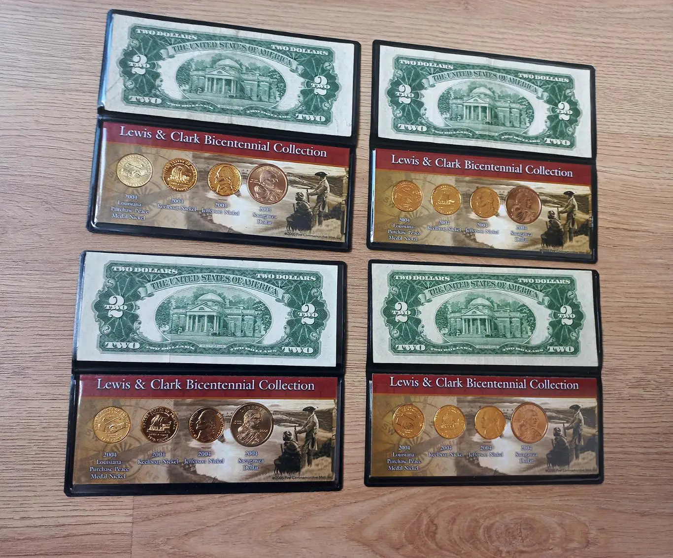 Купюра США 2 доллара 1953 года. Подарочный комплект. Оригинал. 1