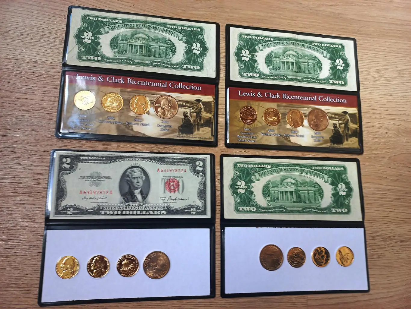 Купюра США 2 доллара 1953 года. Подарочный комплект. Оригинал. 2