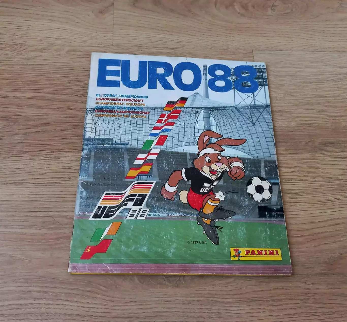 PANINI EURO 88. Полный альбом. Оригинал