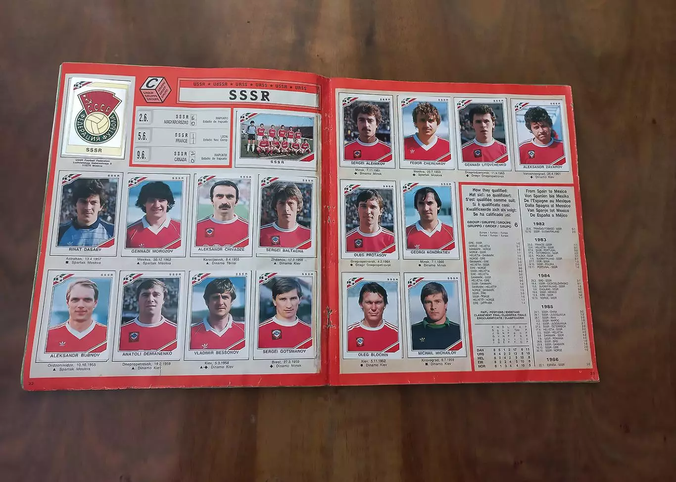 PANINI MEXICO 86 Практически полный альбом. Оригинал. 6