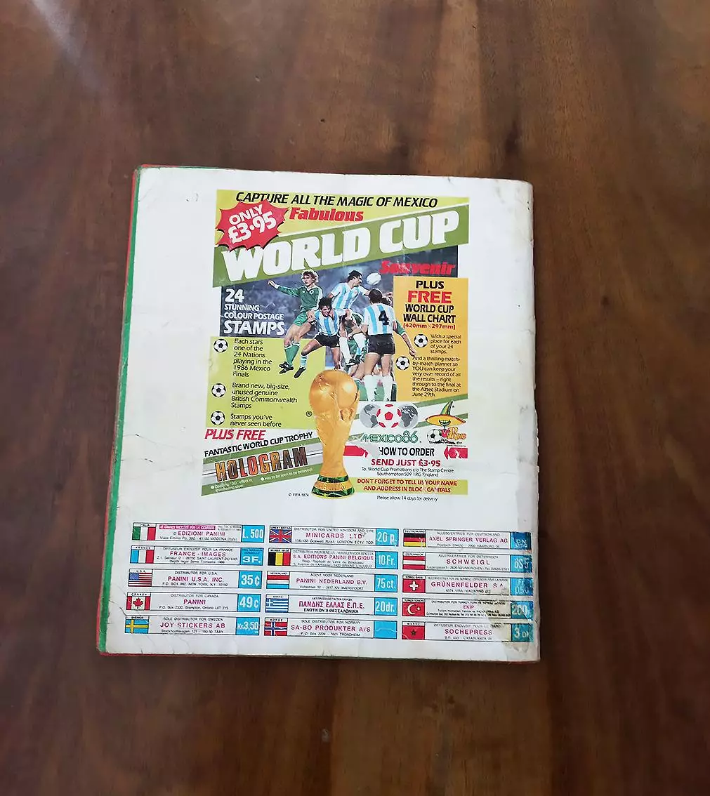 PANINI MEXICO 86 Практически полный альбом. Оригинал. 7