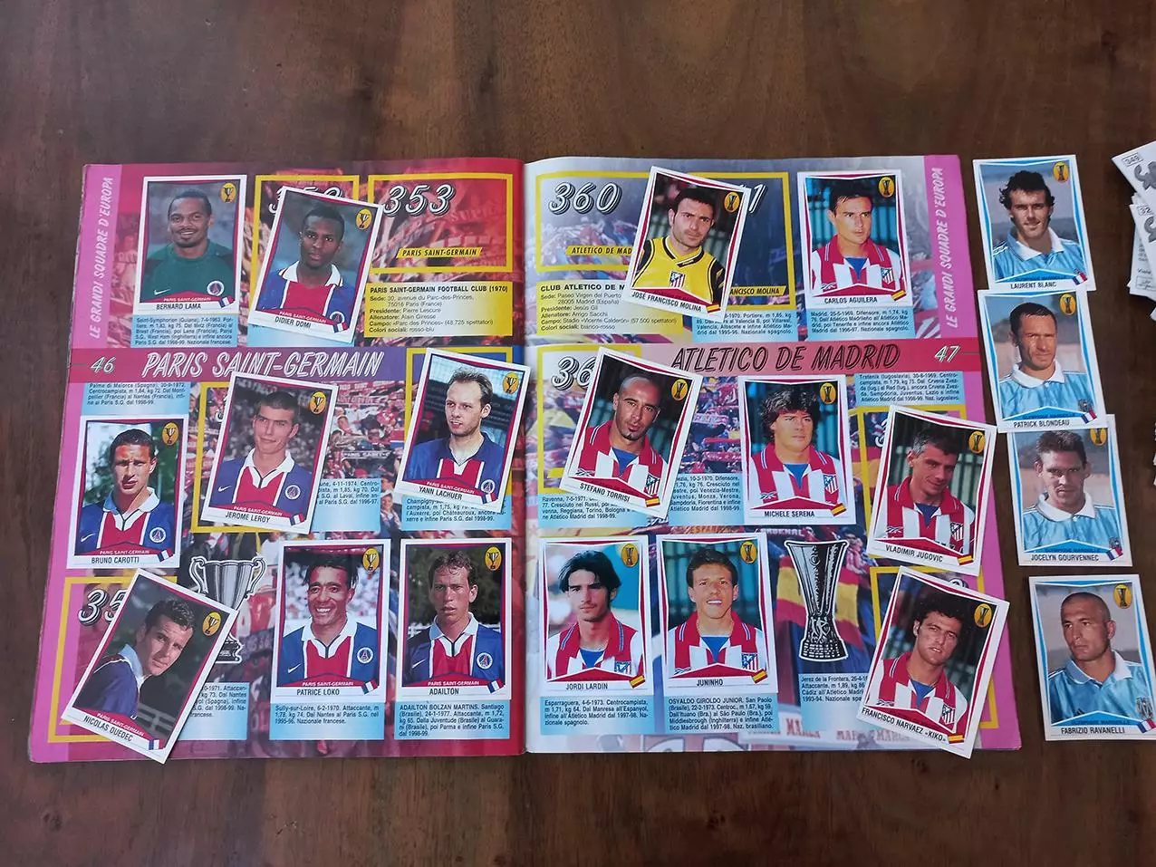 SuperCalcio 98/99. Альбом с наклейками в отличном состоянии. 6