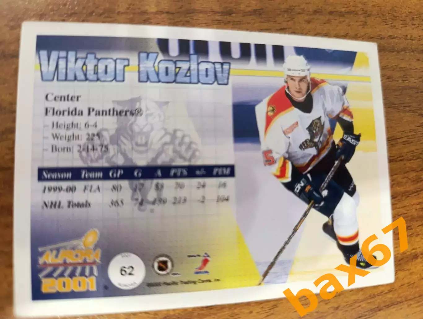 Козлов Виктор,Флорида Пантерс , НХЛ 1