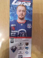 Тянулин Артур, Тольятти -Хк Сочи,Астана,Динамо Москва