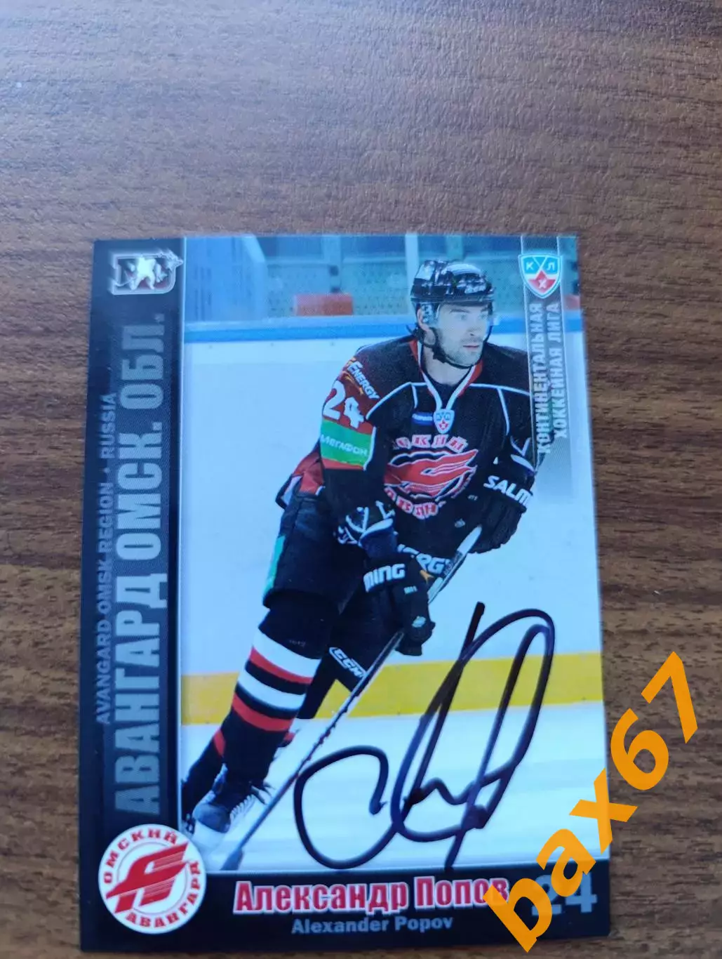 Попов Александр, Авангард Омск,
