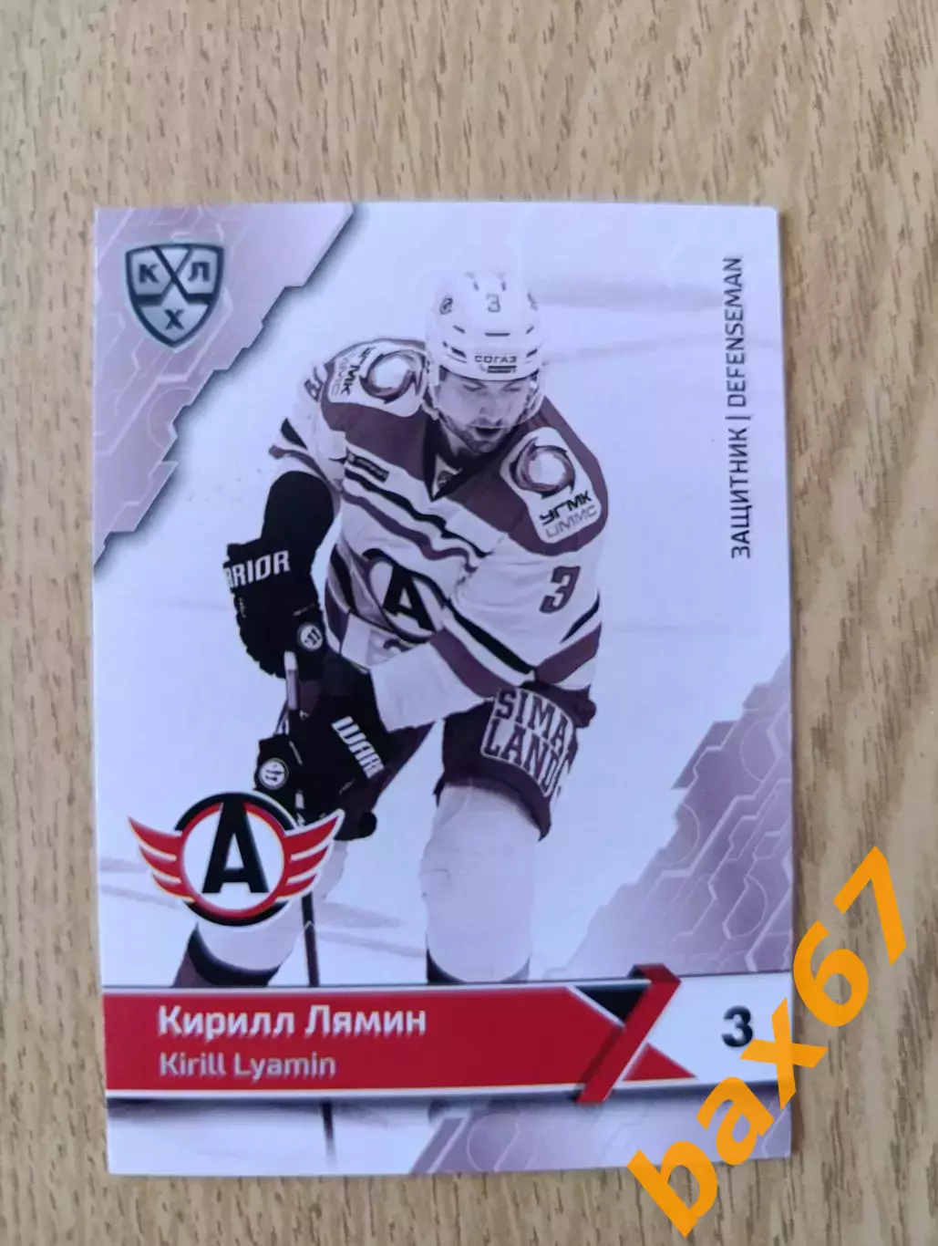 Автомобилист Екатеринбург...Лямин Кирилл....ф55