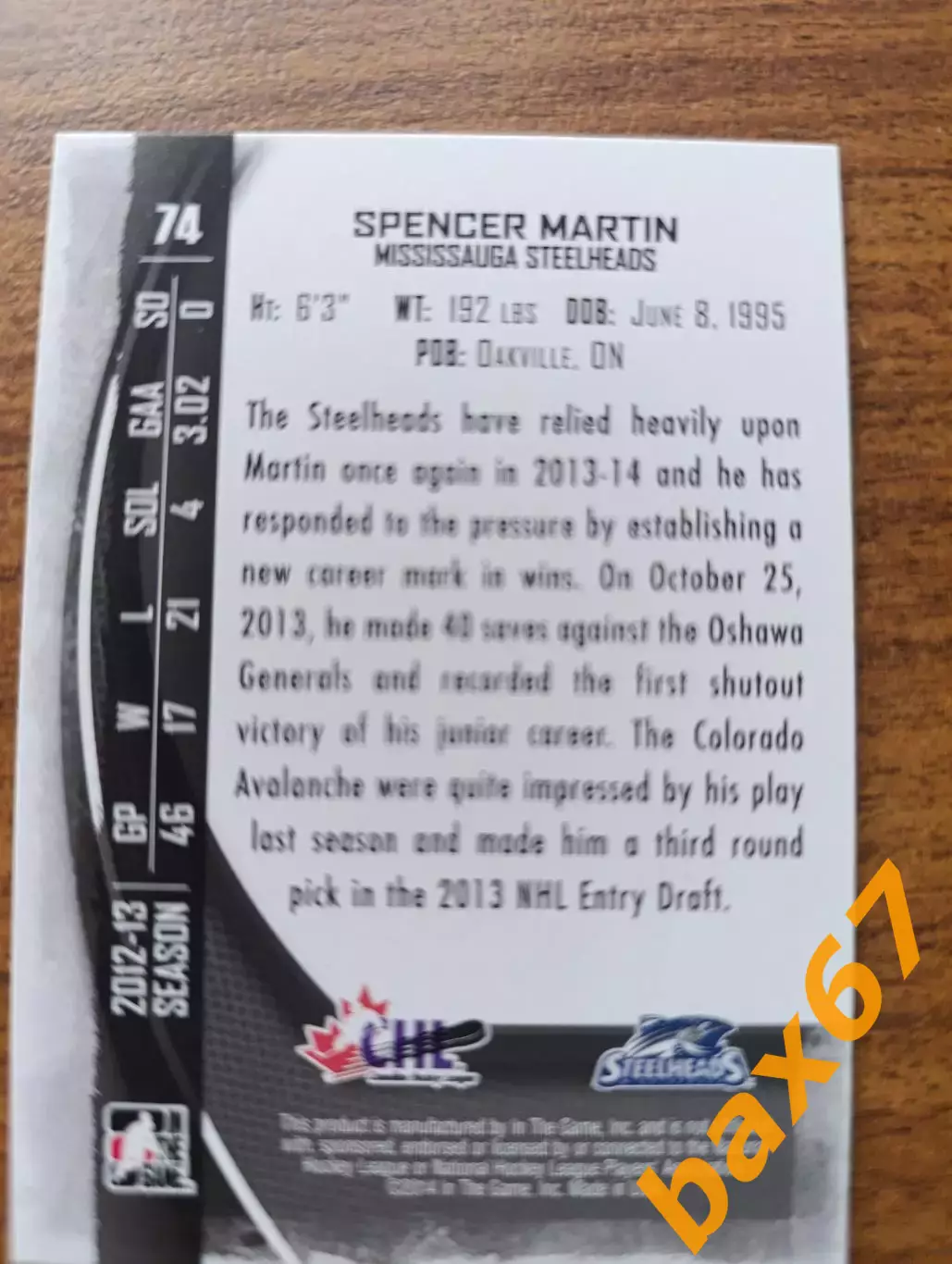 Мартин Спенсер,Martin Spencer,Mississsuga...ф57 1