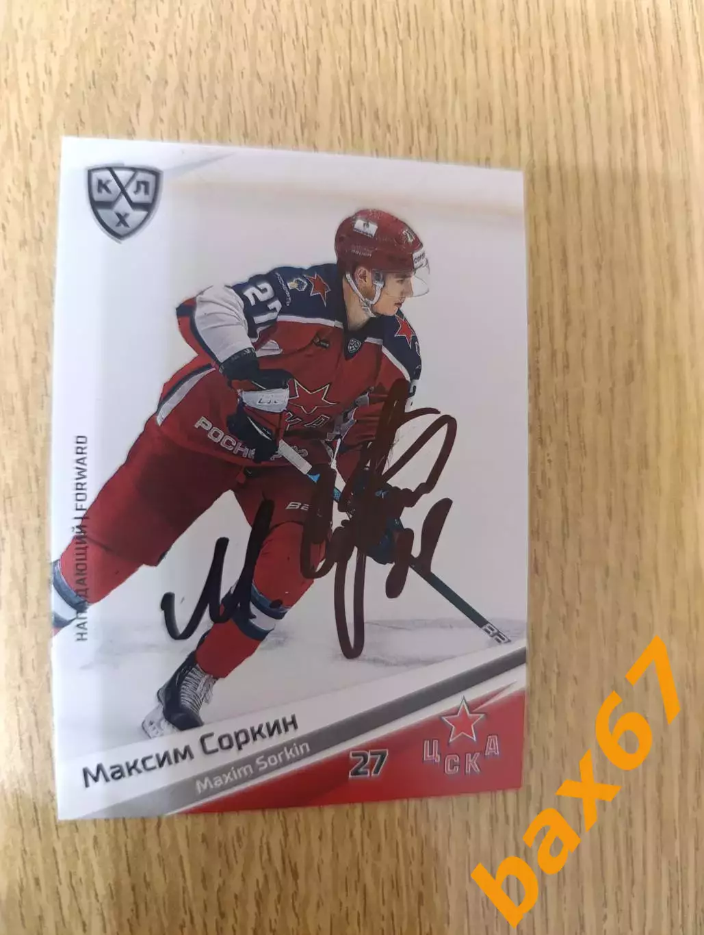 Соркин Максим,ЦСКА Москва.