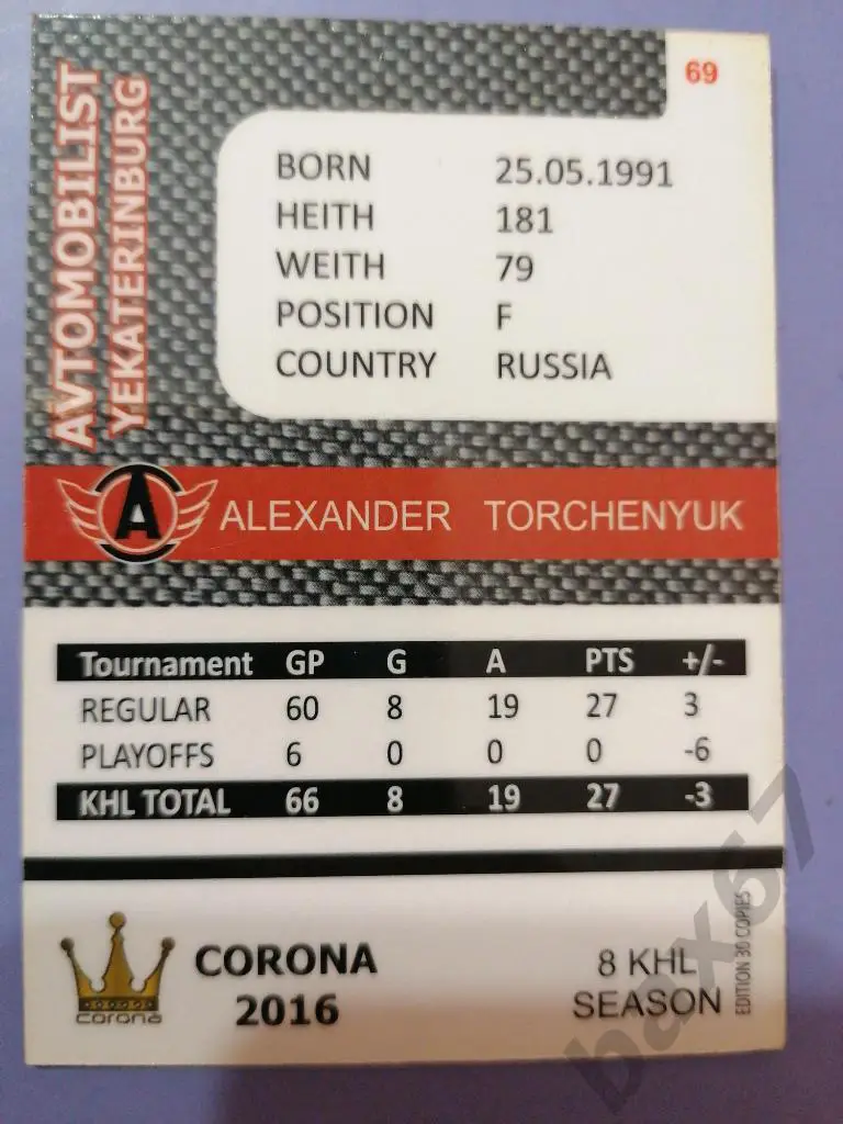 Торченюк Александр Автомобилист Екатеринбург,ф41 1