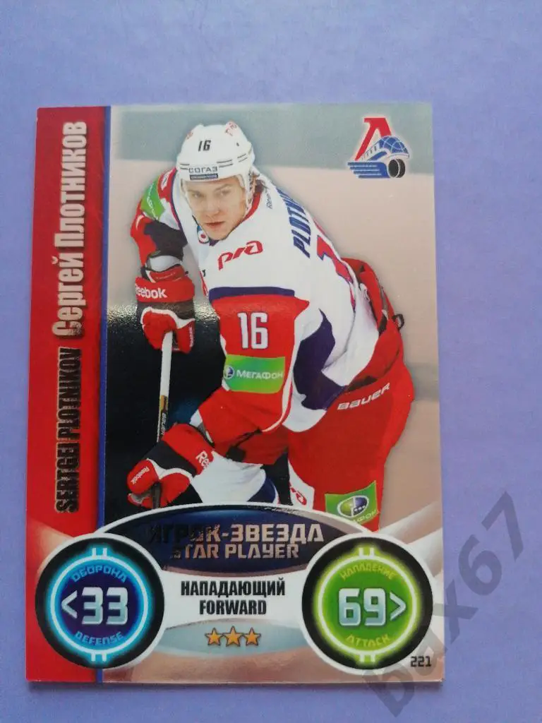 Плотников Сергей Локомотив Ярославль