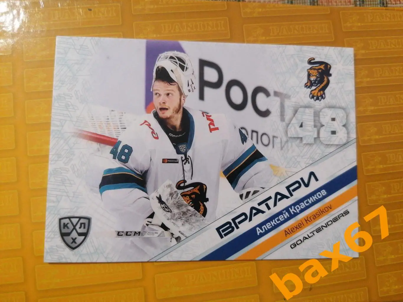 Вратари.Хк Сочи. Красиков Алексей,ф49.