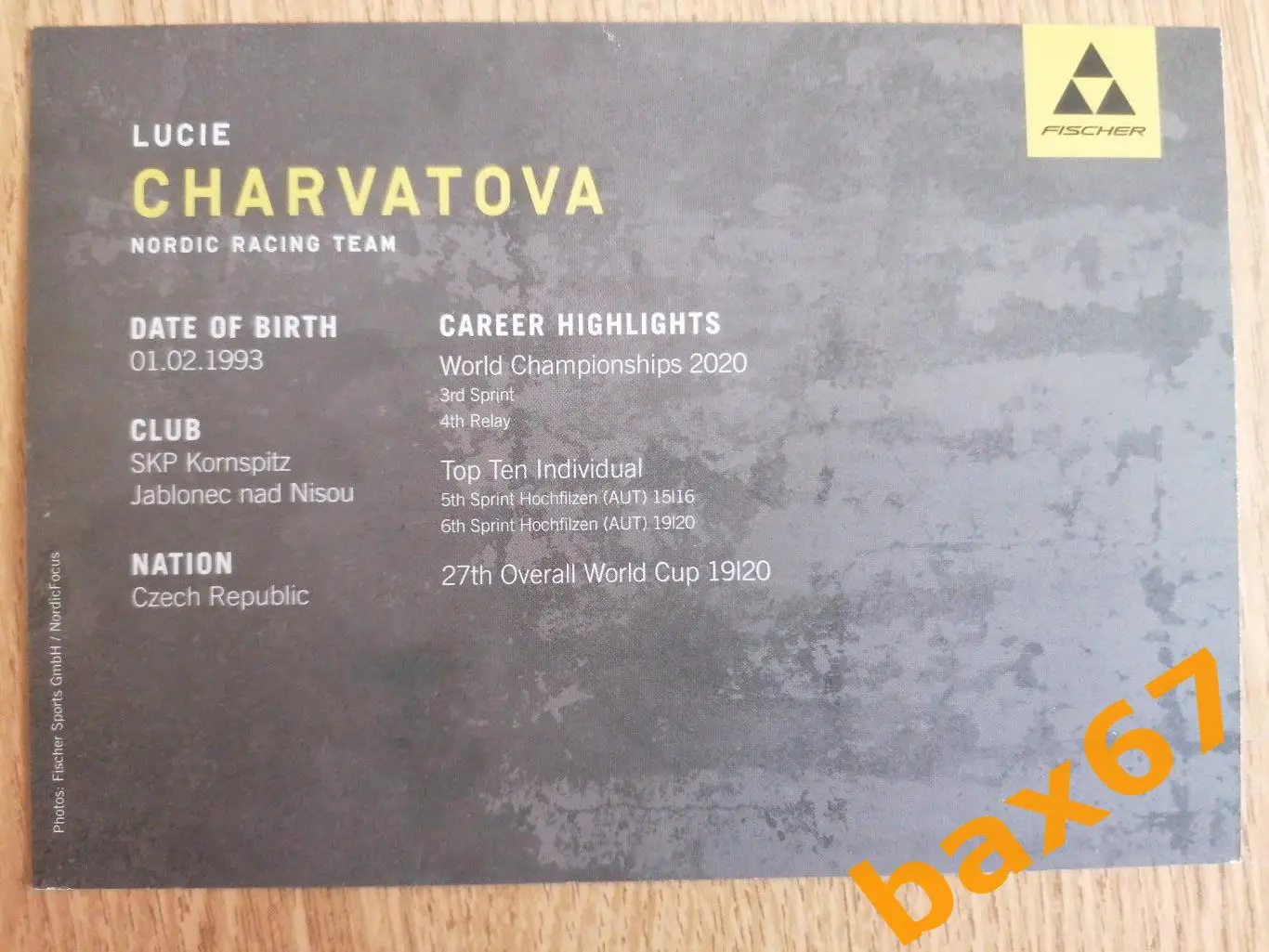 Луция Харватова, Чехия биатлон 1