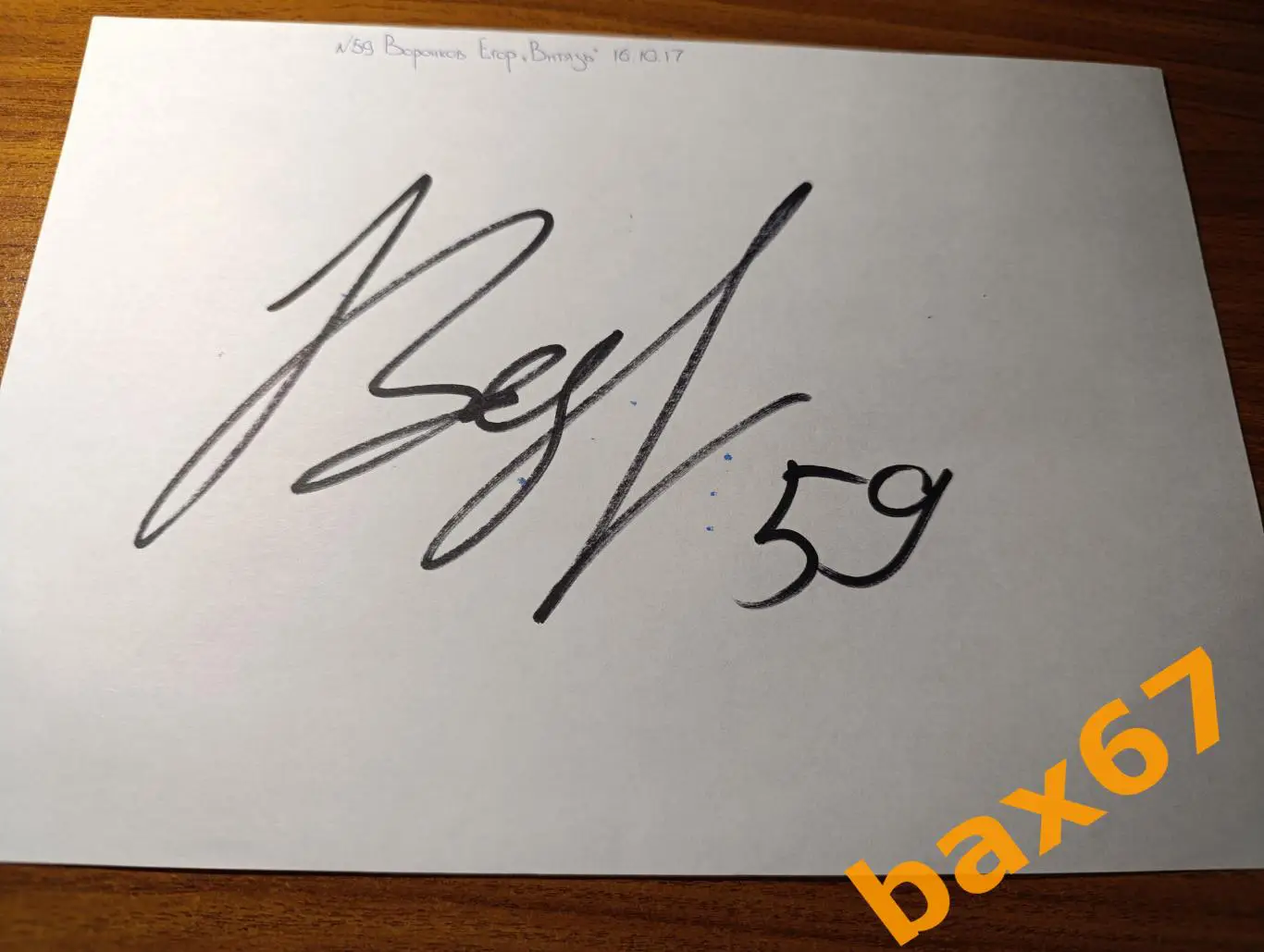 Воронков Егор,Витязь Московская область ,Д25.