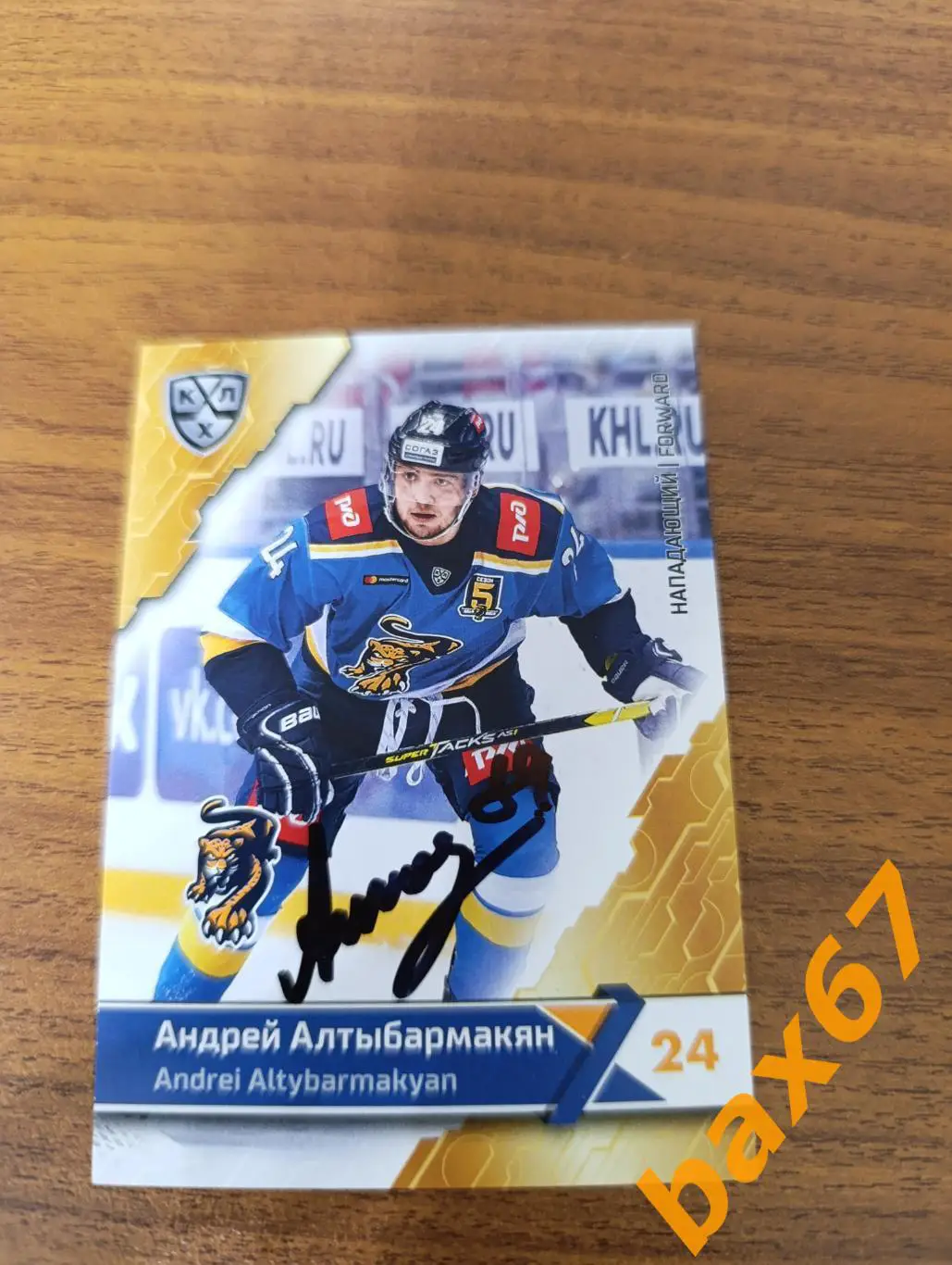 Алтыбармакян Андрей,ХК Сочи.