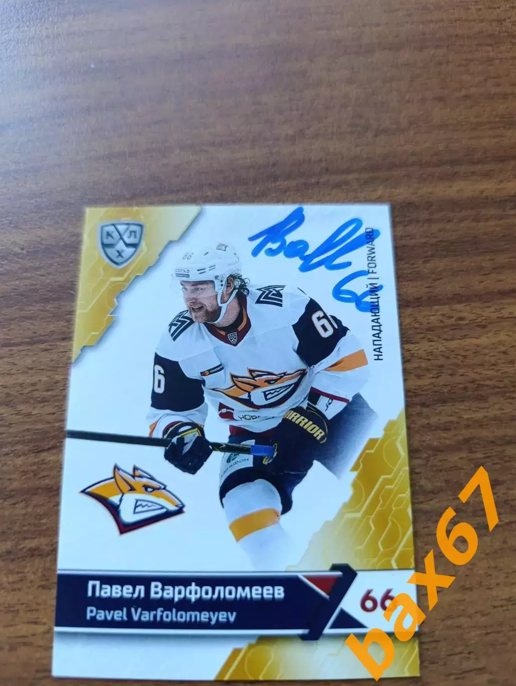 Металлург Магнитогорск,Варфоломеев Павел