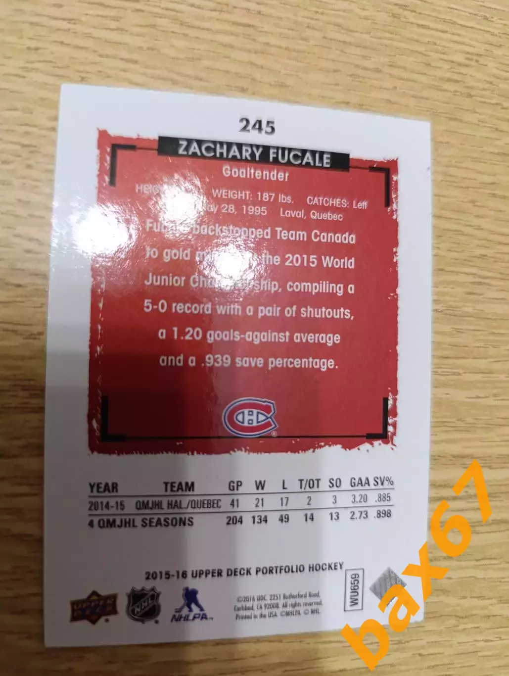 Фукале Зак,Монреаль Канадиенс,Челябинск,Минск 1