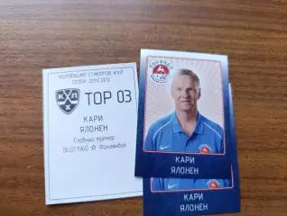 Коллекции стикеров КХЛ 2011/12, Торпедо Нижний Новгород ,Ялонен Кари