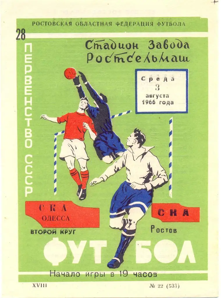 Ростов - Одесса 1966