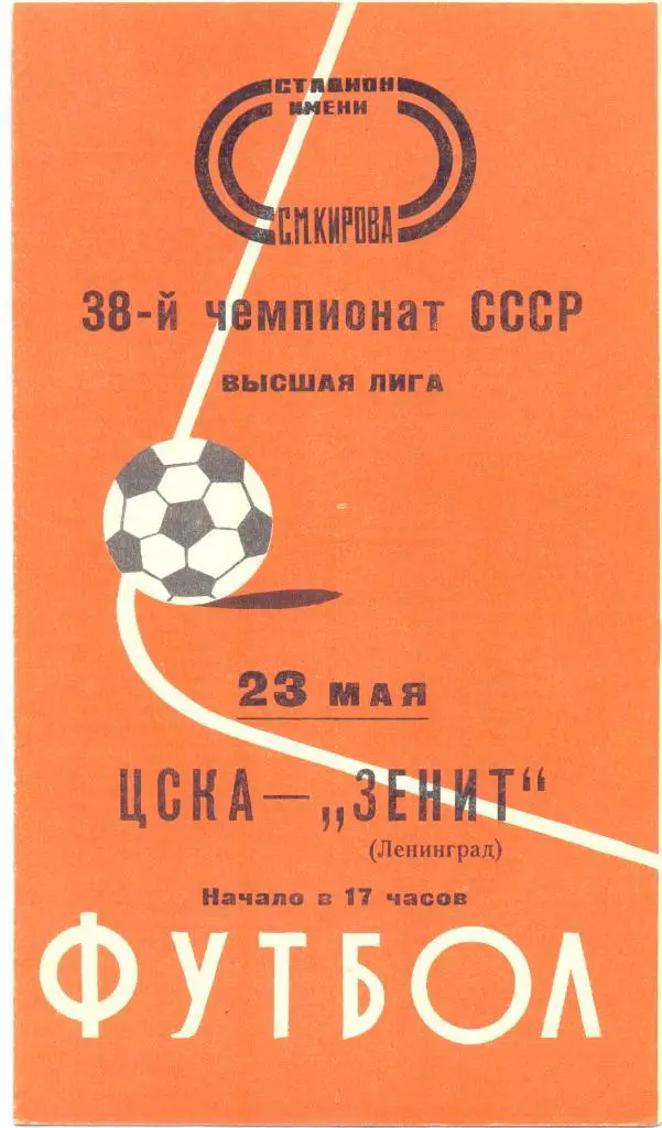 Зенит - ЦСКА 1976