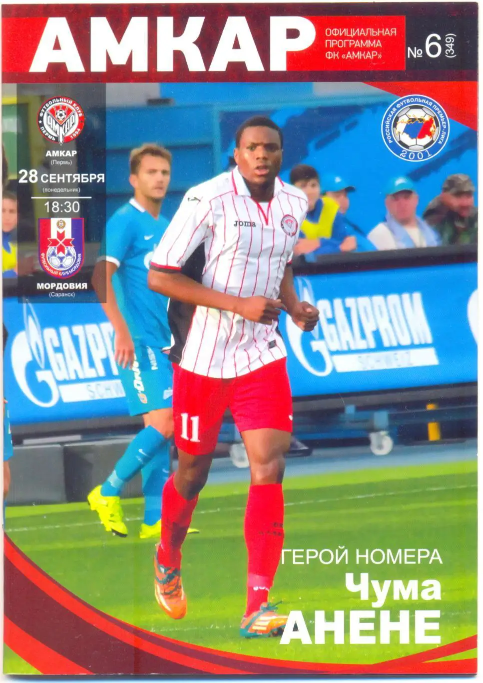 Амкар - Мордовия 2015