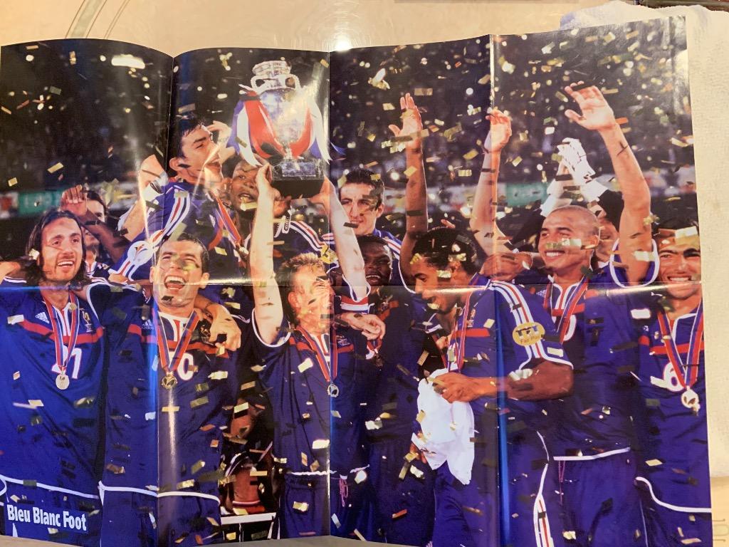 Blue blank Франции Чемпионы Европы 2000 1