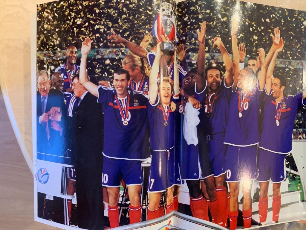 Blue blank Франции Чемпионы Европы 2000 2