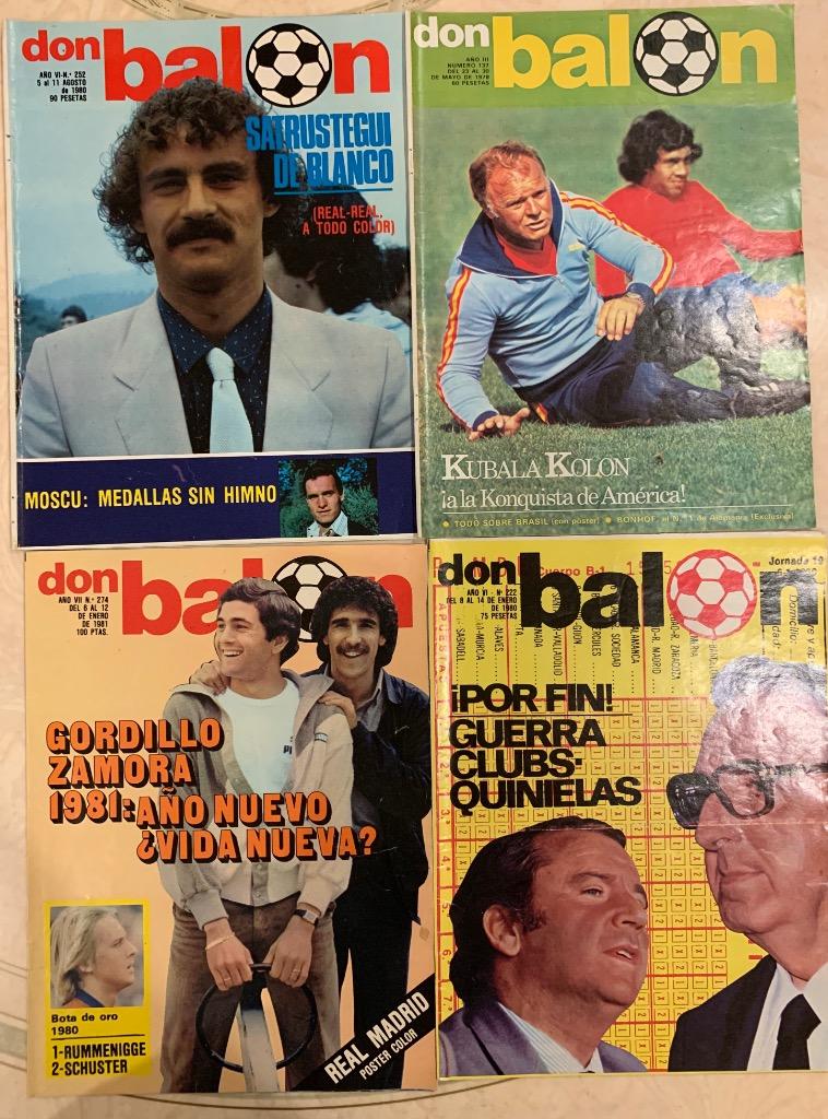 Don ballon-Real,Barcelona,Brazil ,Barcelona 79,Real 81