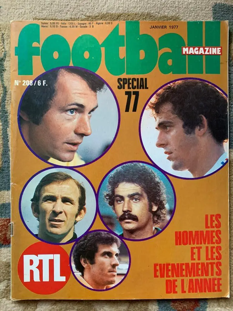 Football magazine январь 1977