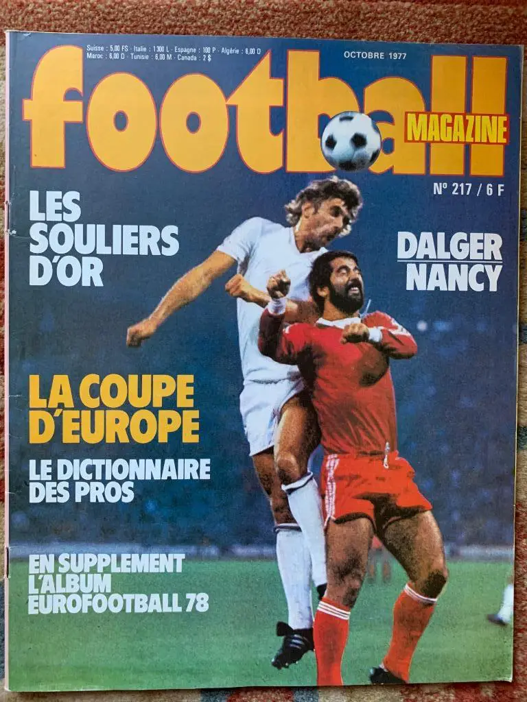 Football magazine октябрь 1977