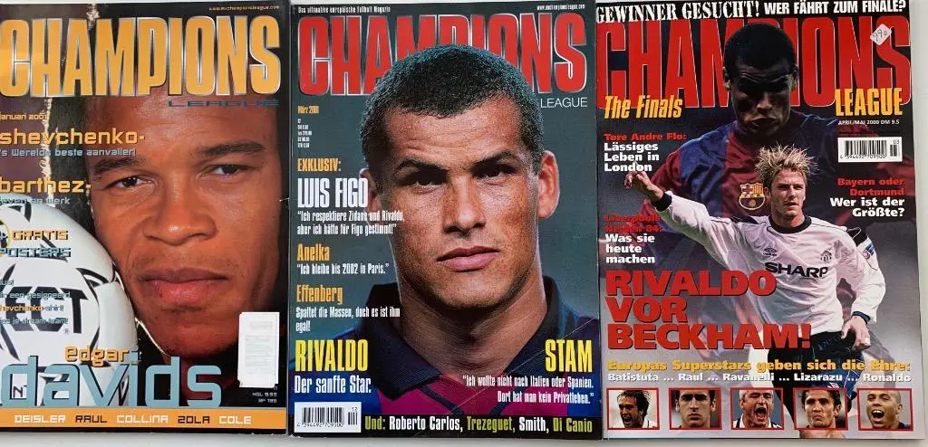 Champions league 2001г-3номера лотом