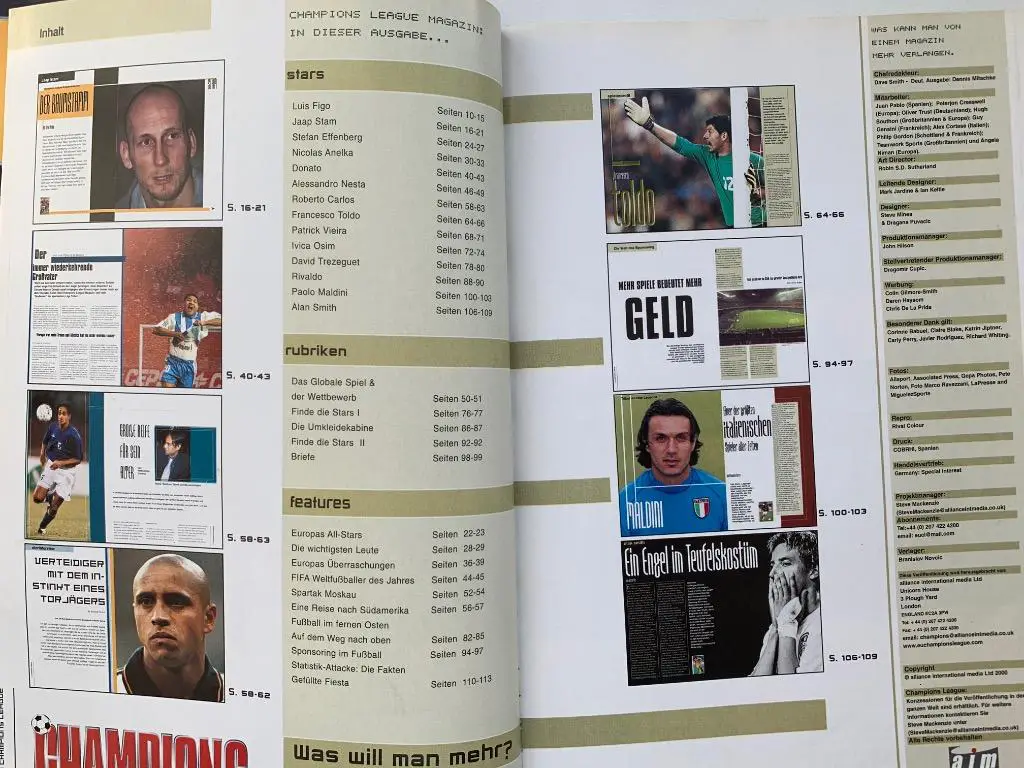 Champions league 2001г-3номера лотом 2