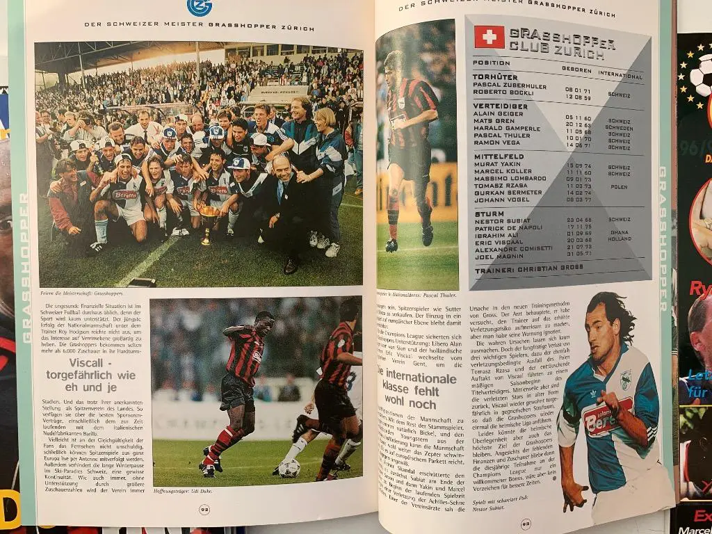 Champions league 95/96-96/97-2номера лотом 2