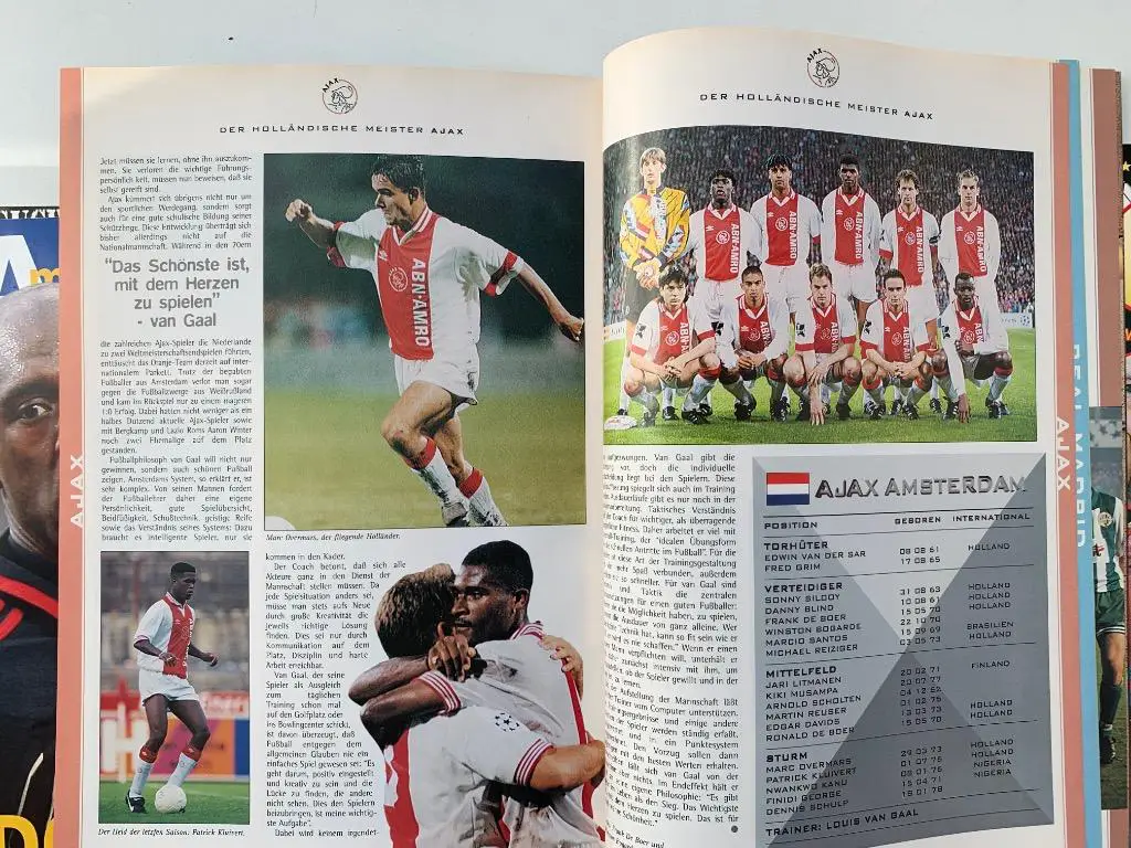 Champions league 95/96-96/97-2номера лотом 4