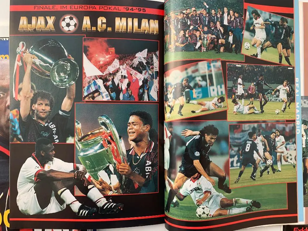 Champions league 95/96-96/97-2номера лотом 5