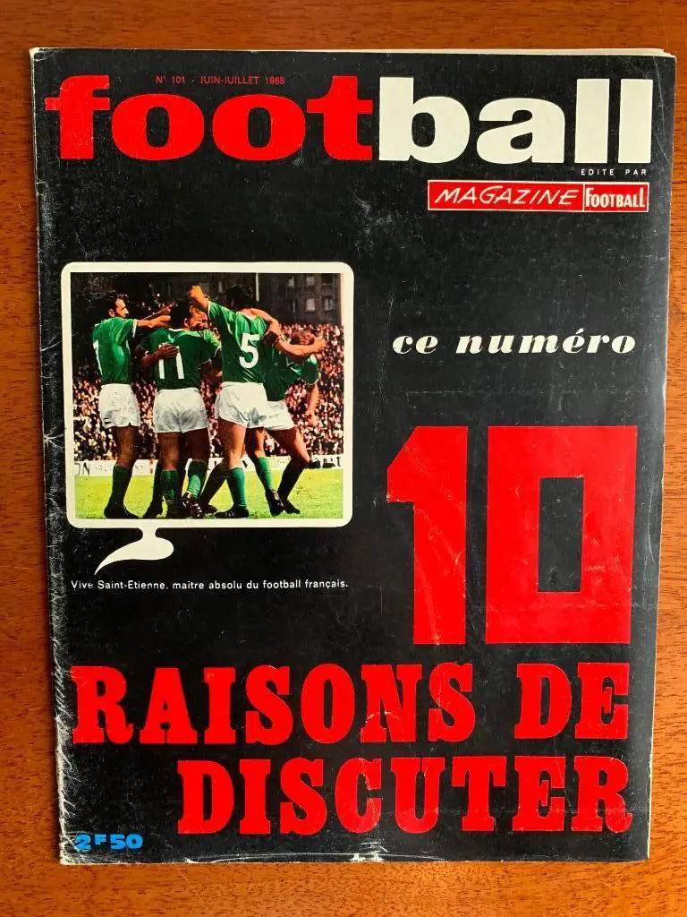 Football magazine Италия чемпион Европы 1968