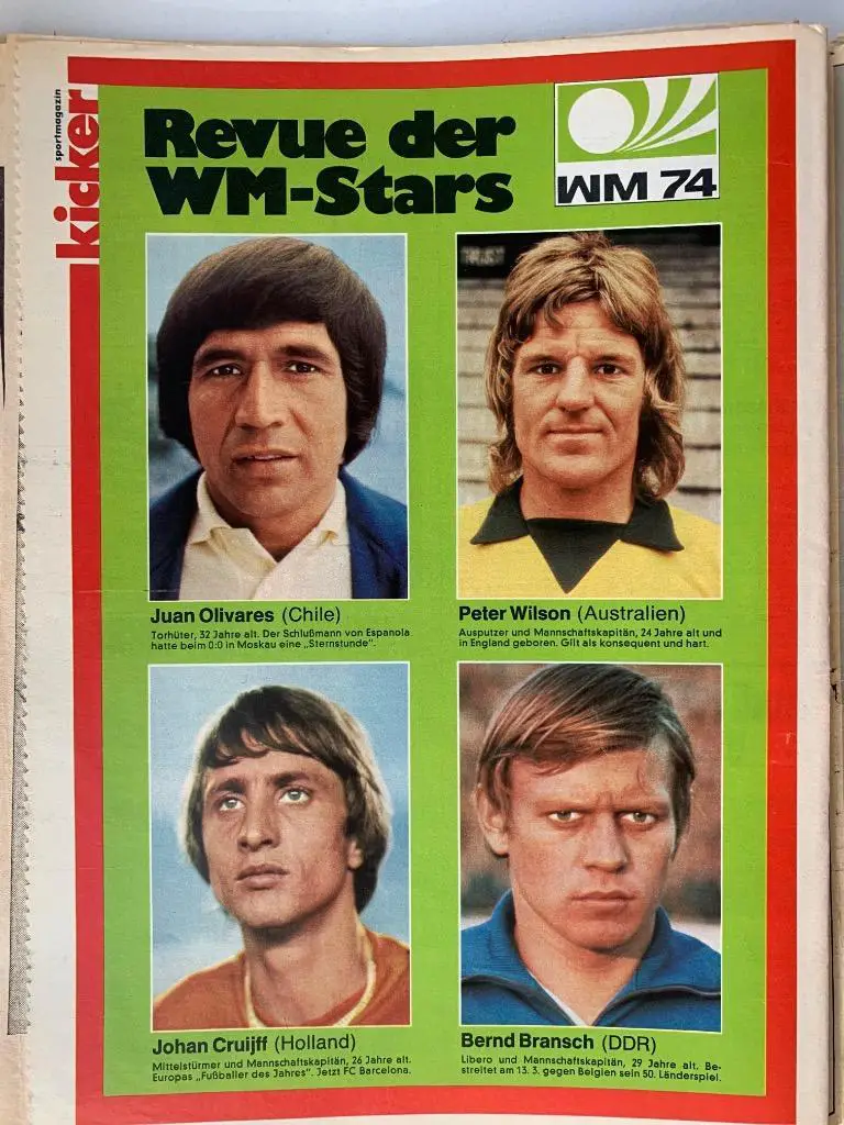 Звёзды чемпионат мира 1974
