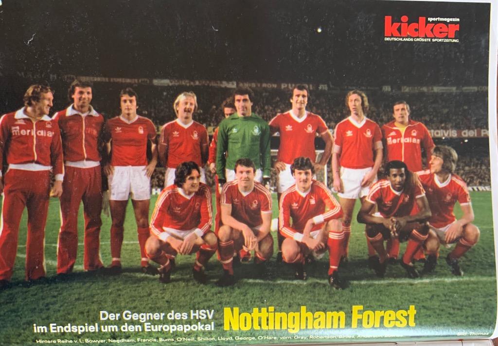 Kicker 42/80- Nottingham forest - кубок чемпионов 1